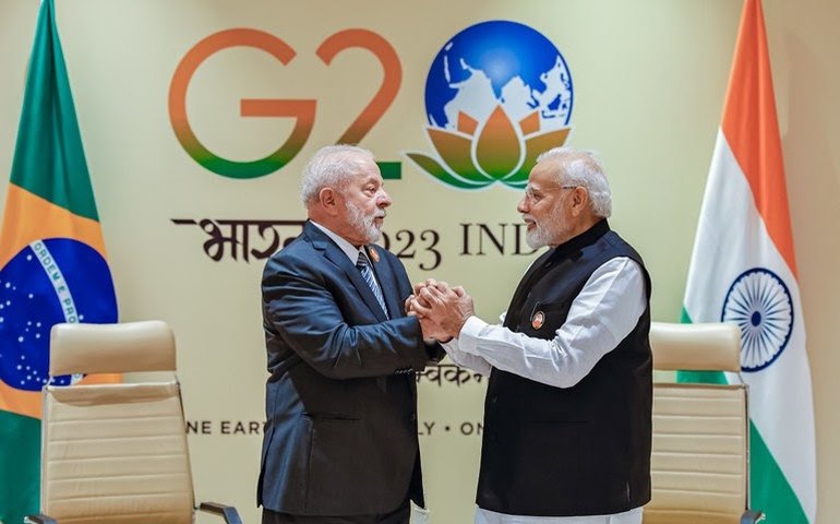 Em reunião bilateral, Lula e primeiro-ministro da Índia celebram 75 anos de relações diplomáticas