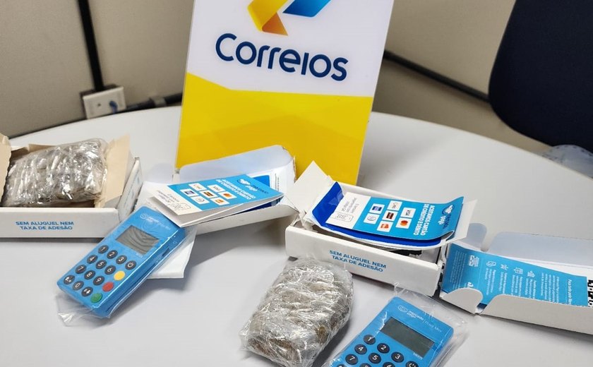 PF apreende entorpecentes postados em agências dos Correios em Alagoas