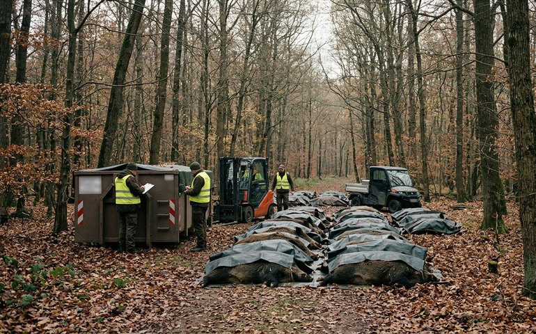 Quase 3 mil javalis 'radioativos' são abatidos na Alemanha em 2025