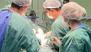 cirurgia (Foto: Ascom HU-UFS) / Foto: Foto: Ascom/ HU-UFS