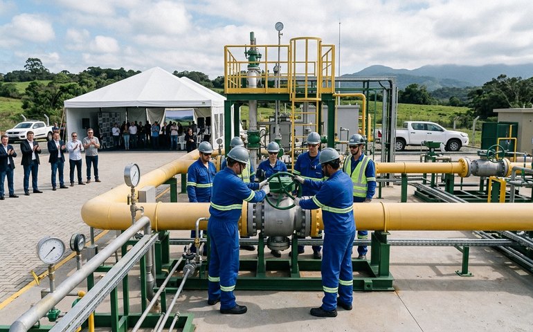 TBG e SCGás inauguram estação que amplia oferta de gás natural em Santa Catarina