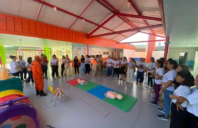 Creche Segura já capacitou este ano mais de mil servidores com orientações sobre primeiros socorros