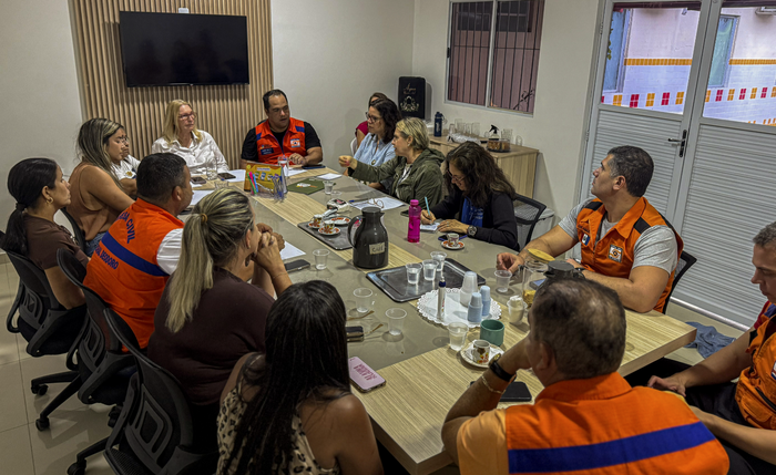 Encontro reforçou o compromisso da gestão em minimizar os impactos das chuvas e cheias no município