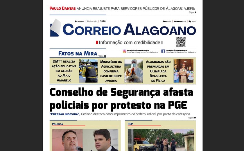 Conselho de Segurança afasta policiais por protesto na PGE