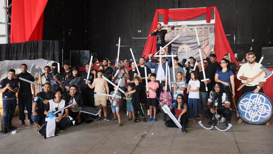 Maceió viveu dia épico com batalhas medievais, oficinas e torneio de cosplay no evento A Forja
