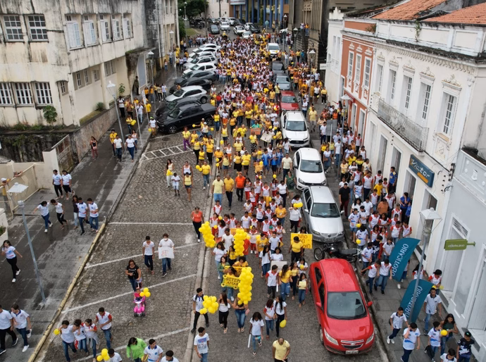 Caminhada pela Vida reforça a importância da prevenção e valorização da vida em Penedo