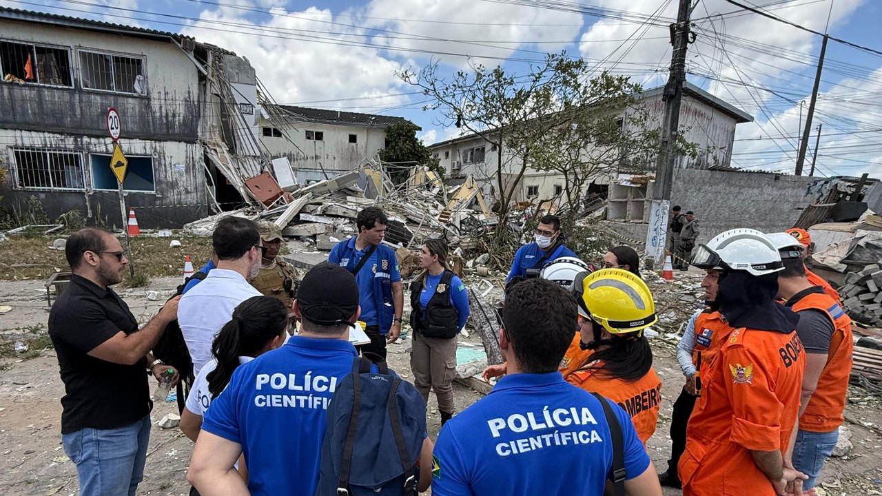 Polícia Científica indica possível epicentro da explosão em casa no Maceió 1