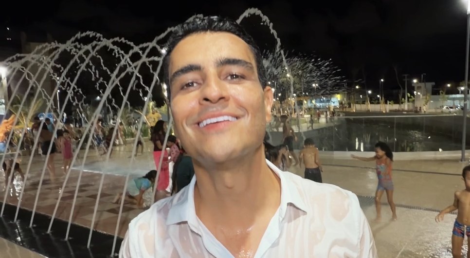 JHC no parque linear. Fonte: Assessoria PSDB