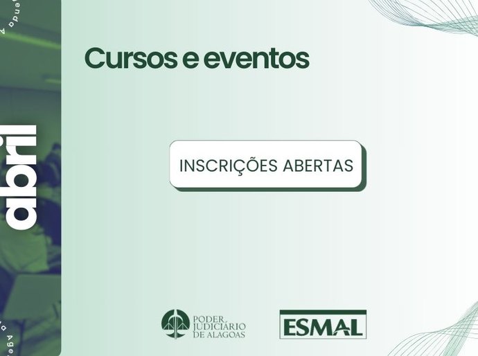 Esmal divulga cronograma de cursos e eventos para abril