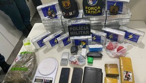 Homem é preso com mais de 30 kg de drogas em casa na Grande Aracaju / Foto: Foto: Polícia Militar/SE
