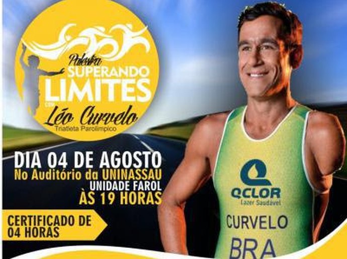 Uninassau Maceió promoverá ações com o triatleta Léo Curvelo