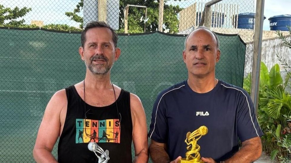 Categoria 50+ se destaca no Circuito Alagoano de Tênis em Barra de São Miguel