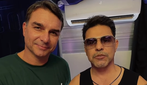 Flávio publica vídeo com Zezé em apoio a Jair Bolsonaro