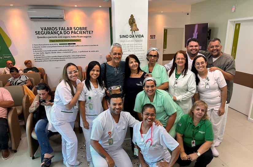 Sino da vida ecoa mais uma vez na Oncologia e Centro de Terapia Assistida da Unimed Maceió