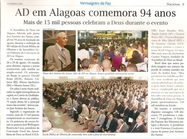 Página evidencia Convenção no Estado