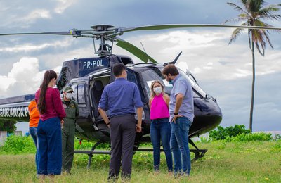 Comissão Especial realiza sobrevoo em região afetada pela extração de sal-gema para avaliar prejuízos ao Estado