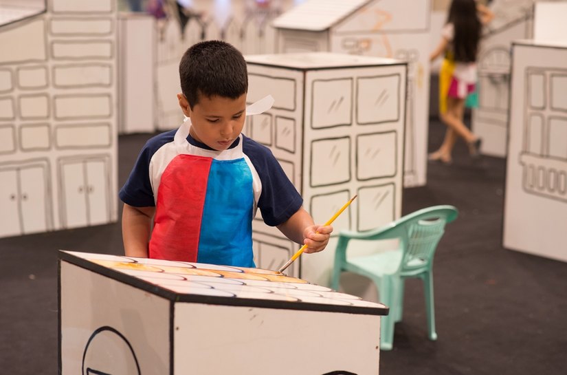 Cidadecolorir: Parque Shopping leva experiência criativa para crianças