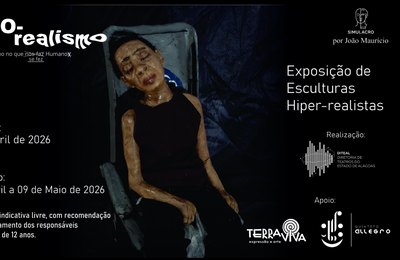 Exposição traz esculturas com técnica hiper-realista no Complexo Cultural do Teatro Deodoro