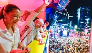 Lula no carnaval de salvador. Fonte: Internet