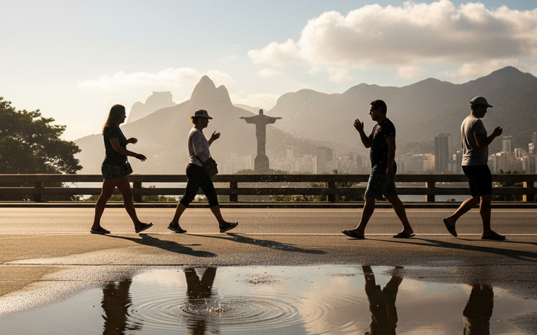 Chapa segue quente: Rio mantém nível de Calor 3, com máxima de 36°C e chance de chuva