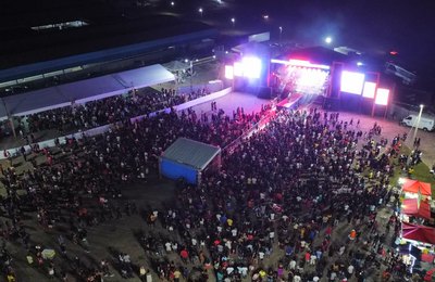 Grande show musical encerra as comemorações do aniversário de 132 de Coruripe