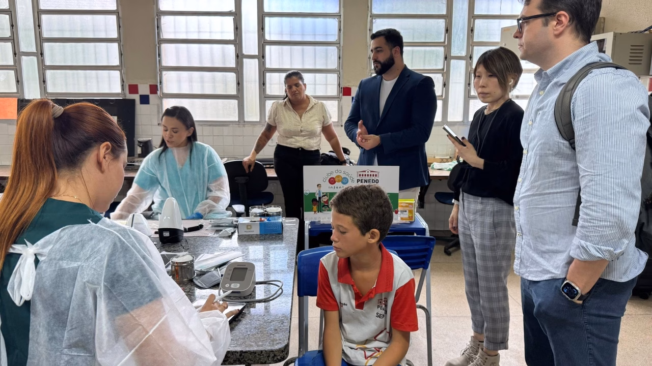 Multinacional japonesa realiza última visita técnica do Projeto Clube da Saúde Infantil em Penedo