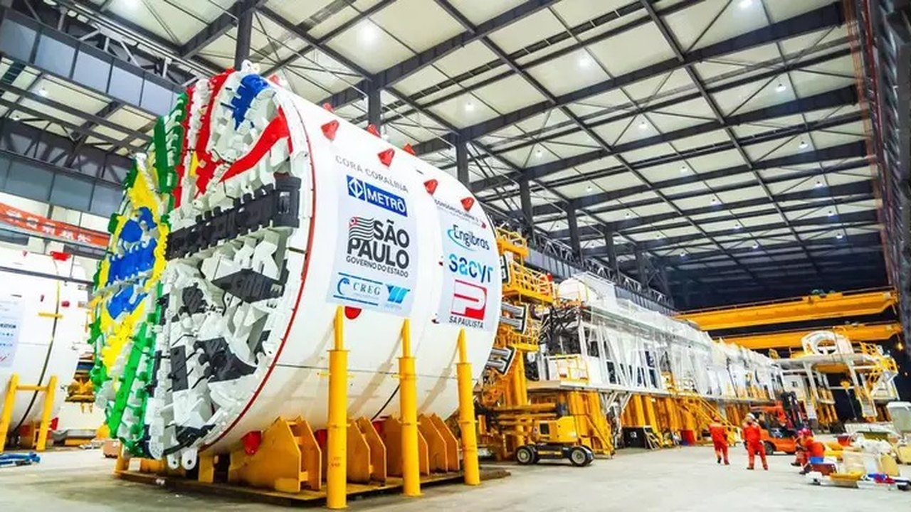 'Tatuzão' do metrô passará pelas ruas de SP
