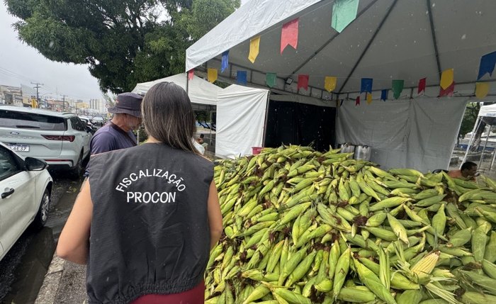 Pesquisadora percorre pontos de venda de milho verde na cidade