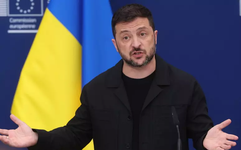 Constituição impede Ucrânia de ceder territórios, diz Zelensky