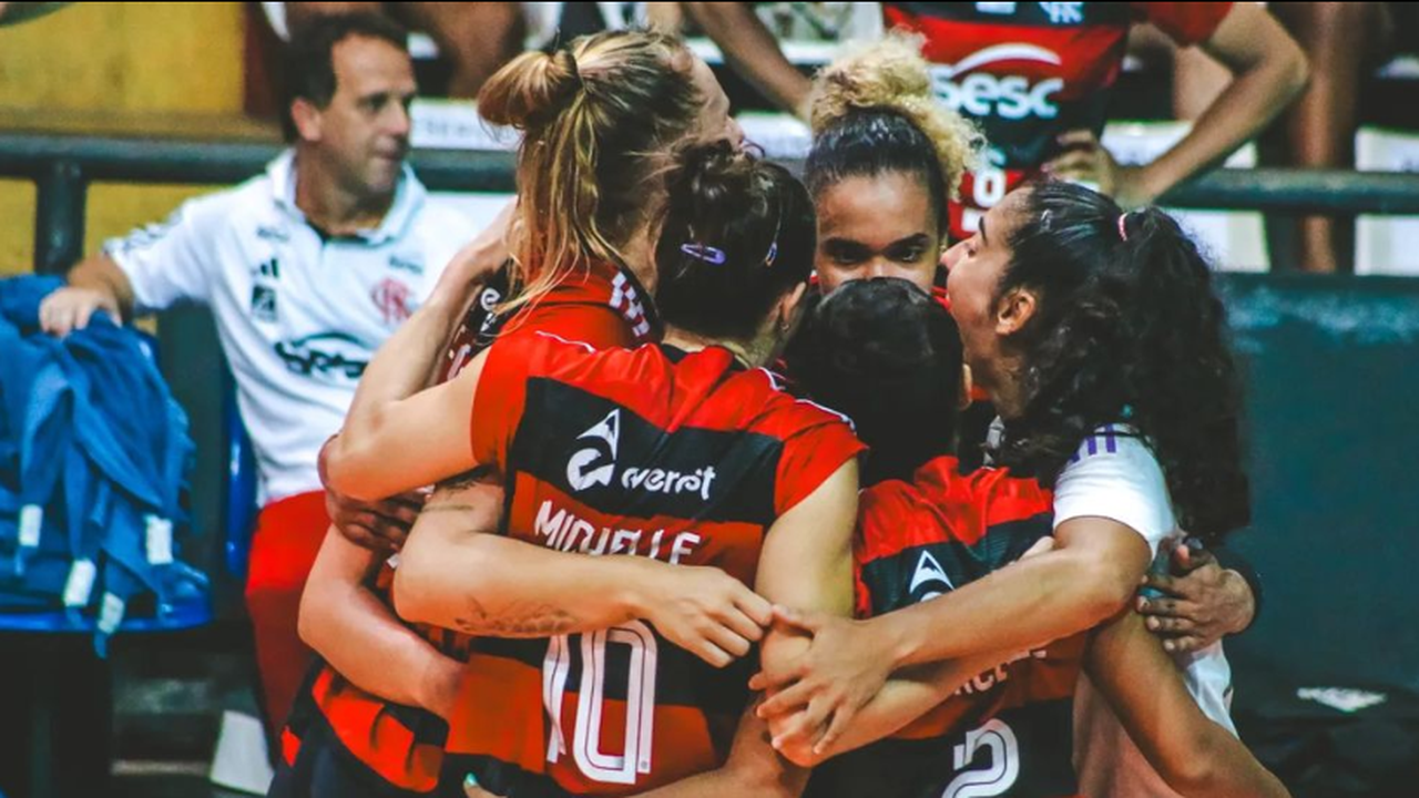 Sesc Flamengo bate o Sesi Bauru pela Superliga Feminina de Vôlei