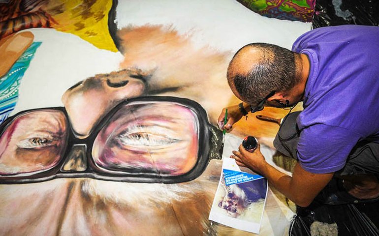 Artistas alagoanos finalizam telas do Projeto Velas Artes em Maceió