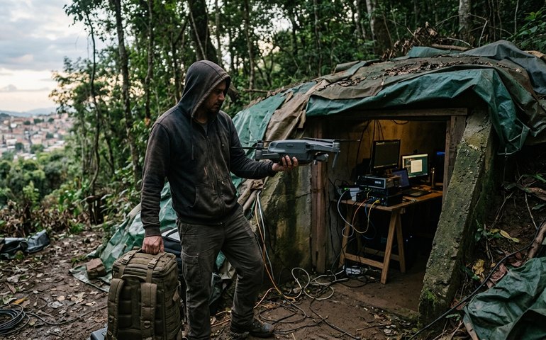 Drones de carga, bunker na mata e criptomoedas: como o Comando Vermelho expandiu suas frentes de atuação no Rio