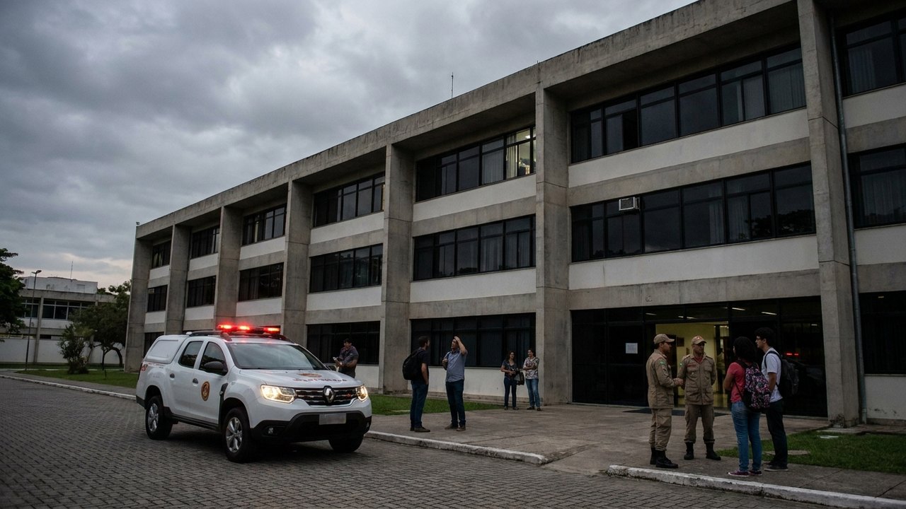 Prédio da antiga Reitoria da UFRJ, na Ilha do Fundão, fica sem energia elétrica; alunos relatam pessoas presas em elevadores