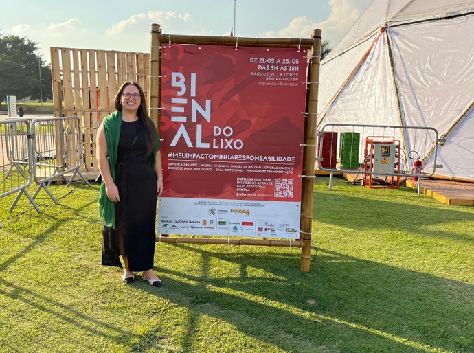 Diretora da Alurb representou a Prefeitura de Maceió na Bienal do Lixo 2025