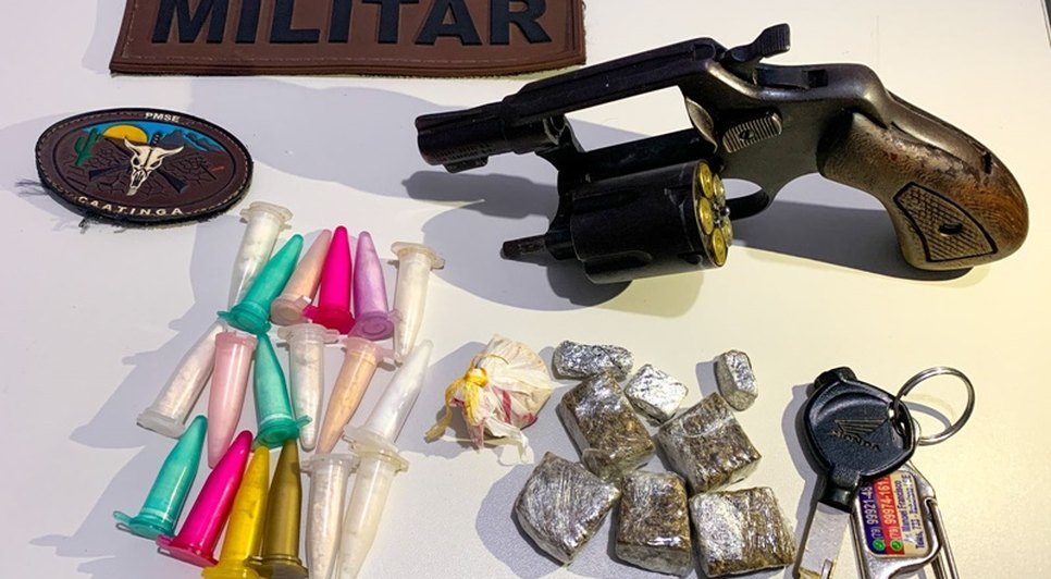 Homem foragido por homicídio e tráfico de drogas morre após confronto policial em Ribeirópolis / Foto: Foto: Polícia Militar/SE