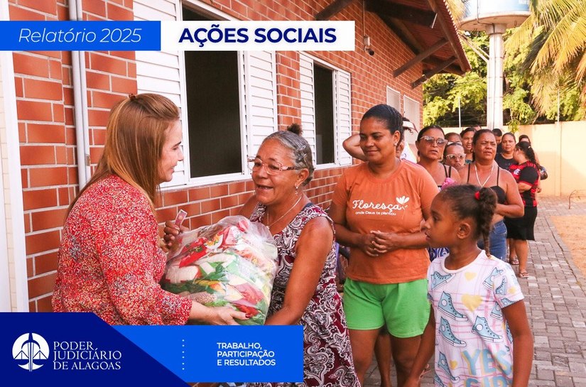 TJAL promove ações sociais voltadas para pessoas em vulnerabilidade social