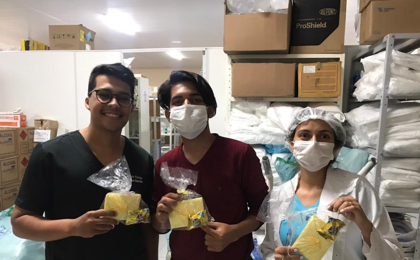 Gratidão: Fiéis escrevem cartas para funcionários de Hospital de Arapiraca