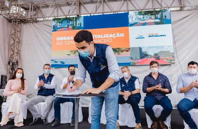 Prefeito JHC autoriza revitalização do Centro para alavancar comércio de Maceió