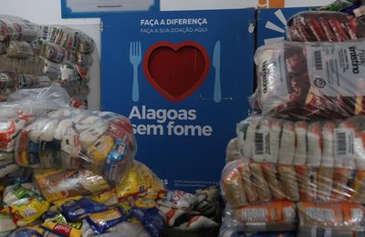 Detran/AL entrega 6 toneladas de alimentos ao Alagoas Sem Fome