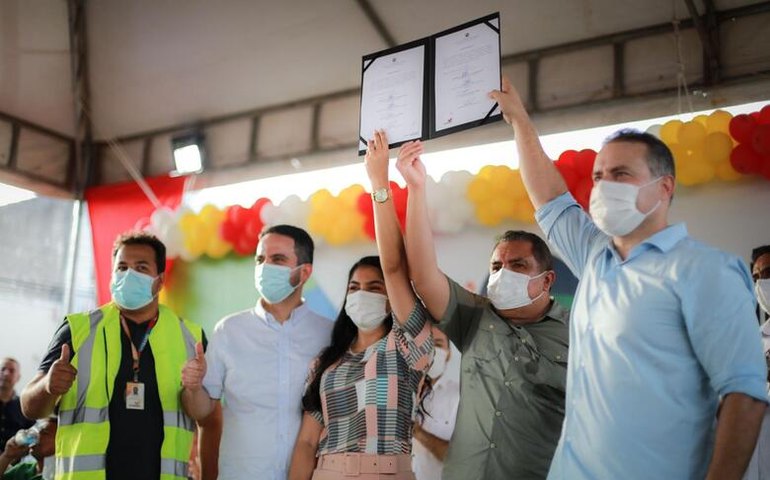 Governo de Alagoas promove o maior investimento em pavimentação da história de Ouro Branco