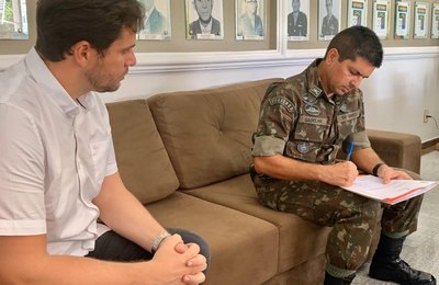 Em parceria com o Exército, Prefeitura irá iniciar desinfecção das ruas de Marechal Deodoro