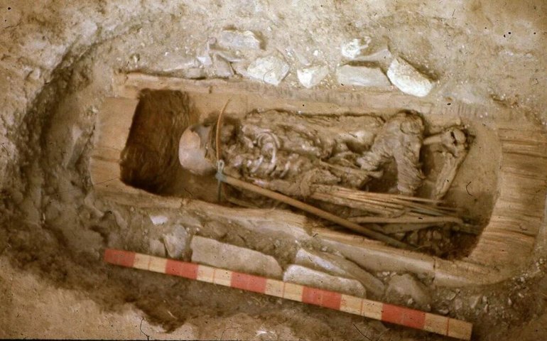 Espada raríssima e objetos decorativos são achados em túmulo de um guerreiro ávaro na Hungria (FOTOS)