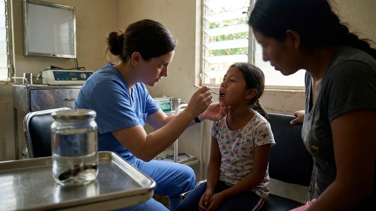 Após beber água de um riacho, menina de 12 anos tem sanguessuga removida da garganta