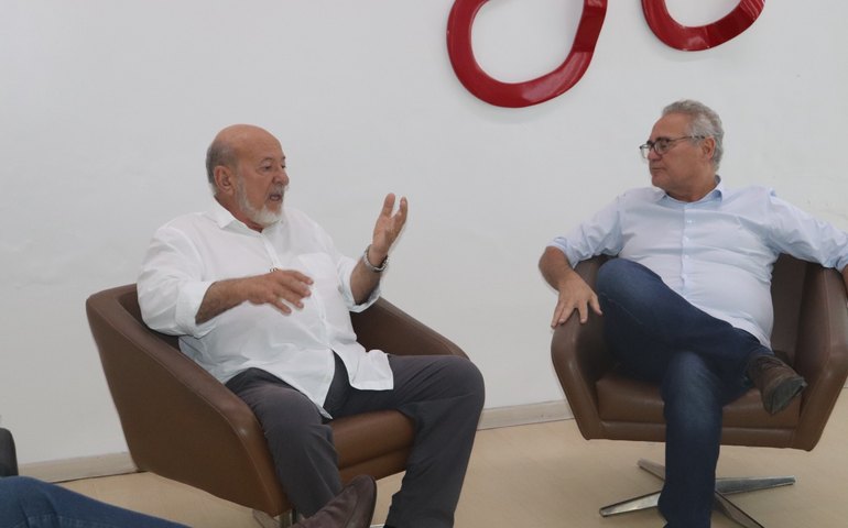 José Carlos Lyra se reúne com senador Renan Calheiros para diálogo sobre a Braskem