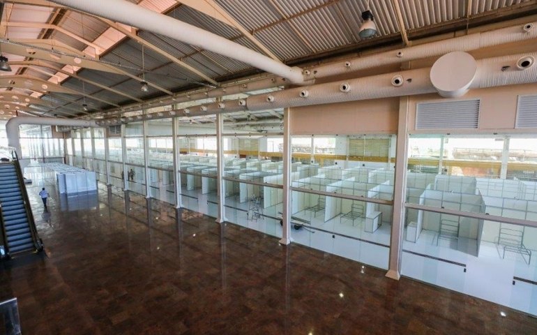Com 150 leitos clínicos para tratar Covid-19, Hospital de Campanha abre nesta quinta