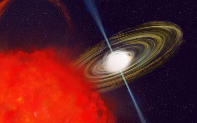 Objeto raro desafia modelos astronômicos com pulsos misteriosos e polarizados