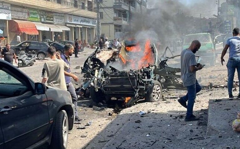 Ataque de drone israelense mata 2 pessoas no sul do Líbano