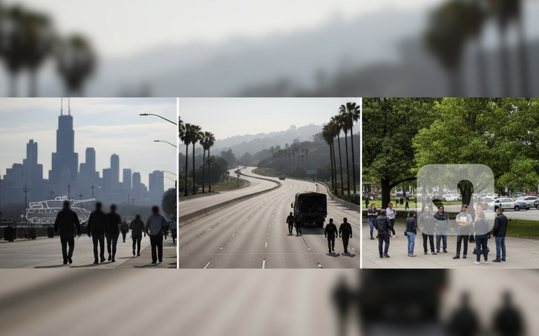 Trump abandona pressão para o envio da Guarda Nacional para Chicago, Los Angeles e Portland