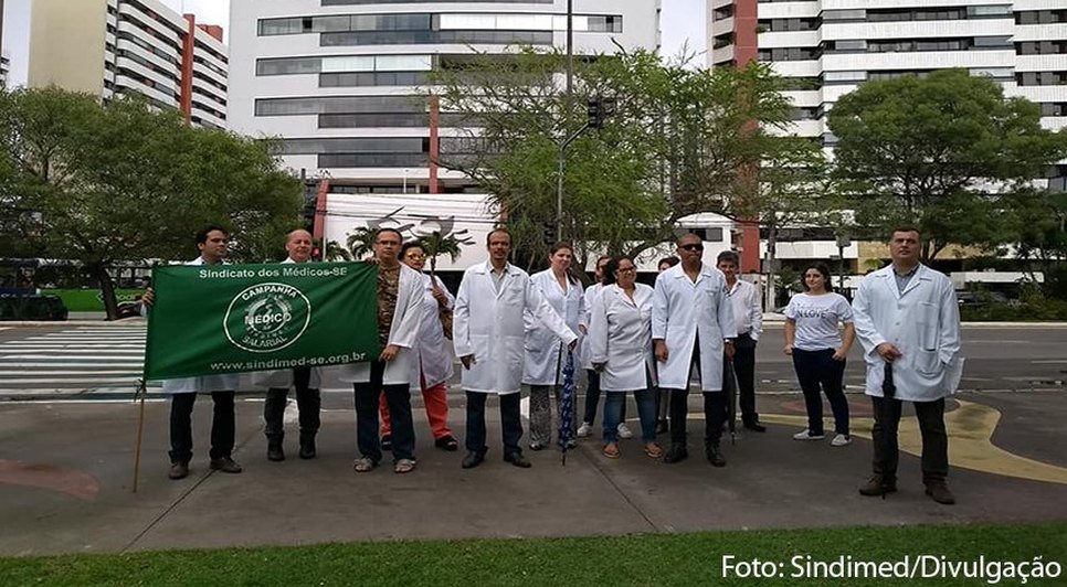 Greve dos médicos / Foto: Sindimed