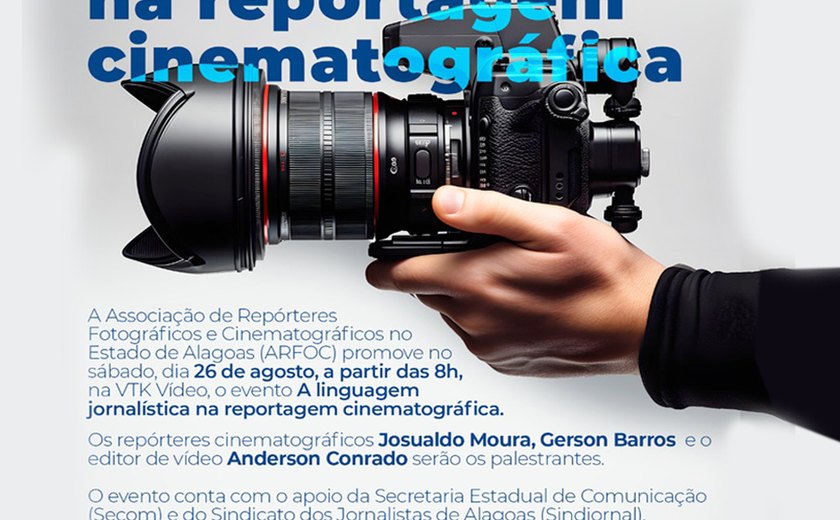 Programa de formação profissional oferta seminário sobre imagem e linguagem jornalística